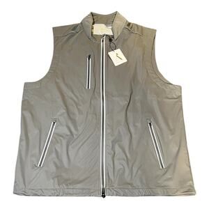 NWT Above The Links Waterproof Persist Vest Jacket XL Golf Performance Gray